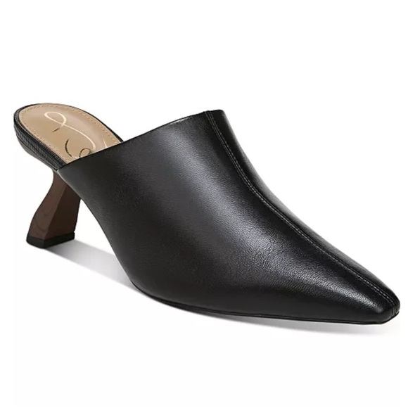 Sam Edelman Black kitten heel mules “Skya” - Picture 3 of 9